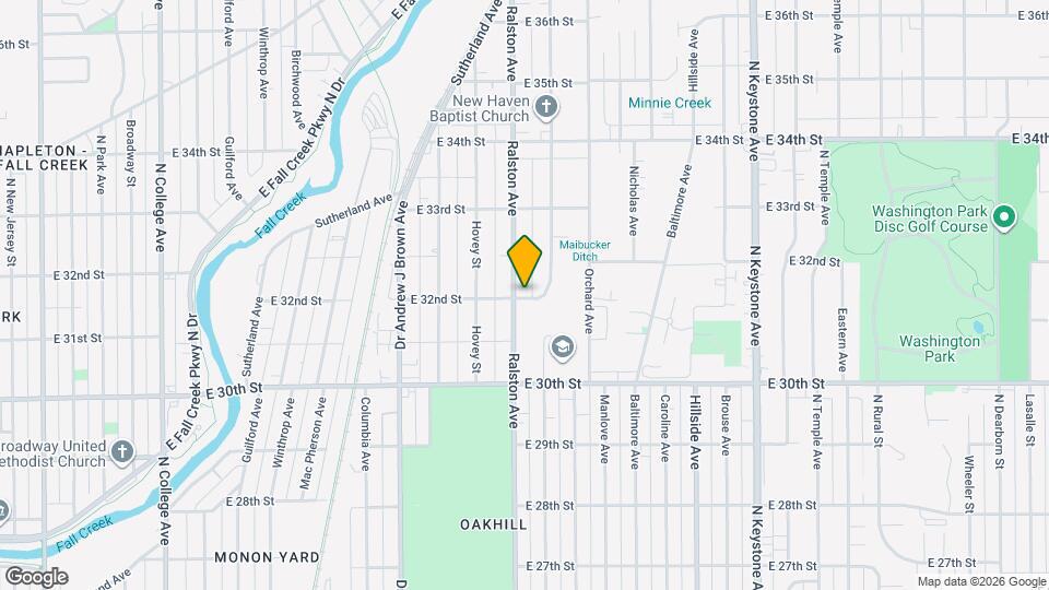 3201 Ralston Ave Mapa y Detalles de la Ubicación