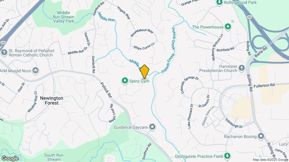 7907 Pebble Brook Ct Map and Location Details