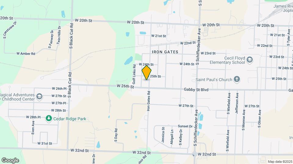 2510 Iron Gates Rd Map and Location Details