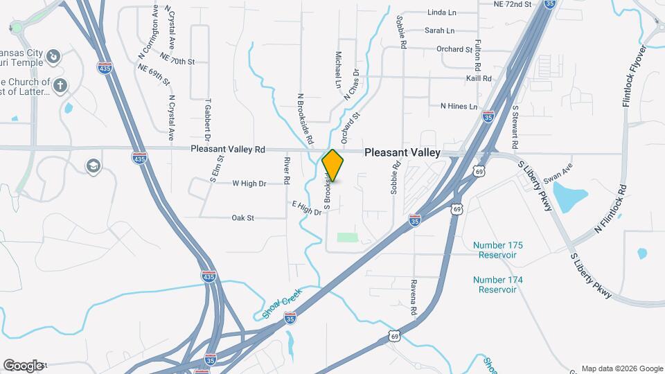 6713 S Brookside Rd Mapa y Detalles de la Ubicación