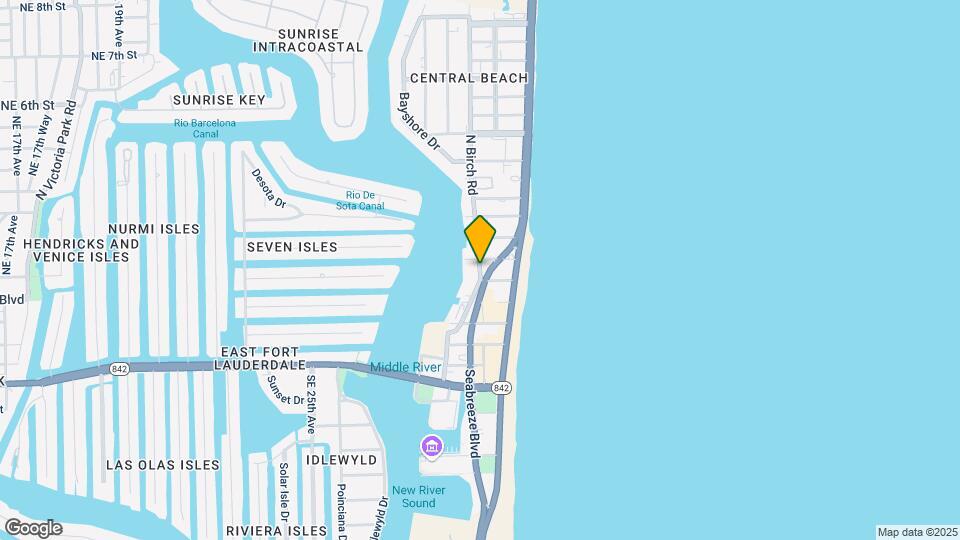 95 N Birch Rd, Unit 302 Map and Location Details