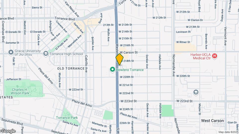 1661 W 219th St Mapa y Detalles de la Ubicación