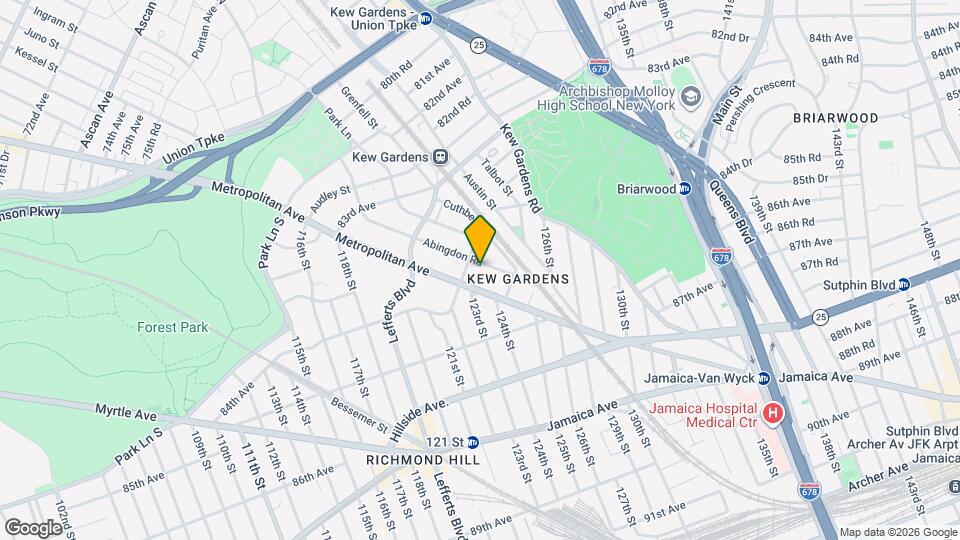 85-16 Abingdon Rd Map and Location Details