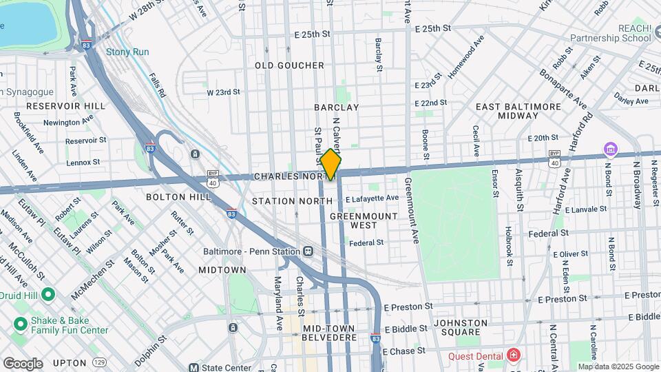 124 E Trenton St, Unit 105 Map and Location Details