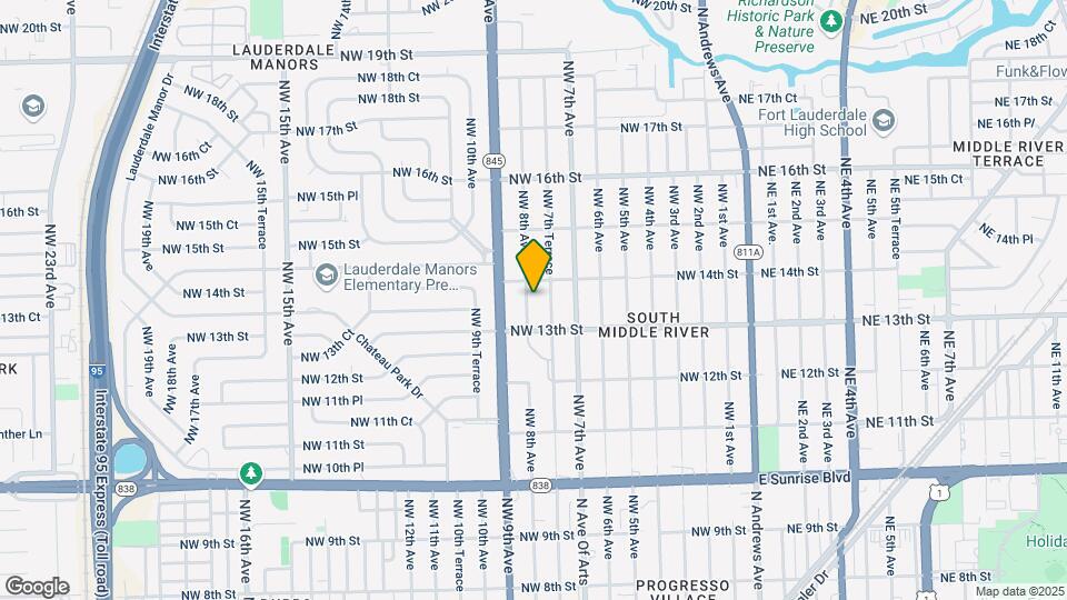 1326 NW 8th Ave Map and Location Details