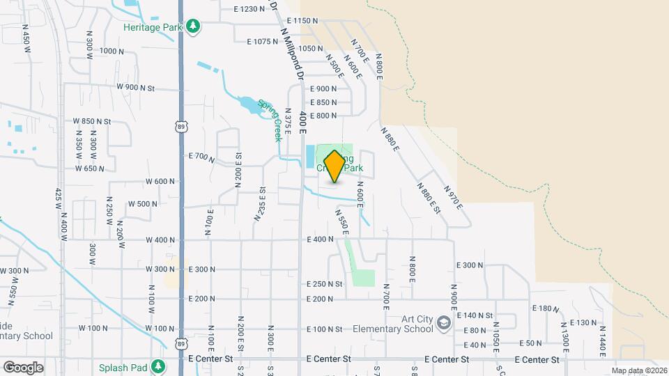 535 E 800 S St Map and Location Details