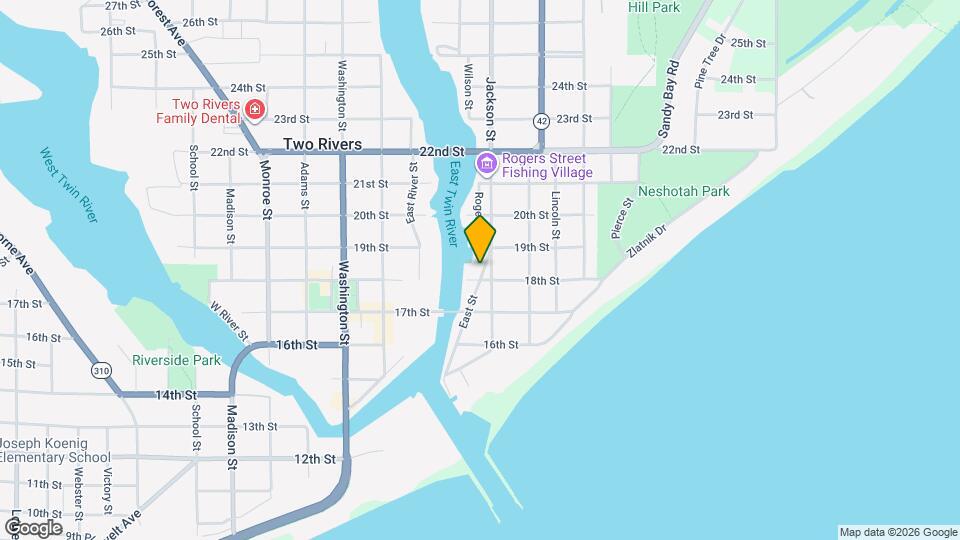 1820 East St Mapa y Detalles de la Ubicación