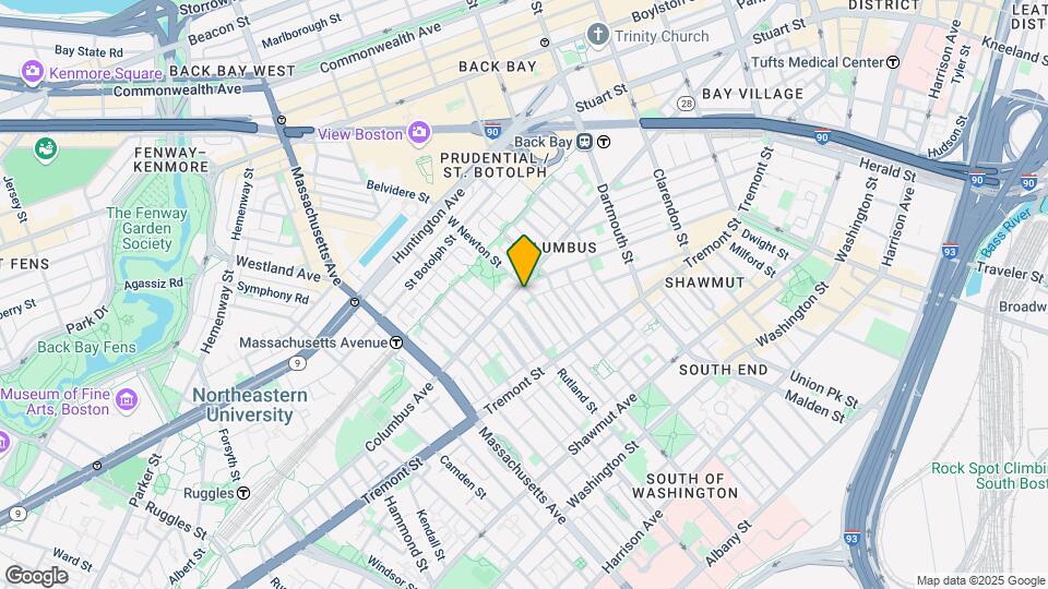 476 Columbus Ave, Unit 10 Mapa y Detalles de la Ubicación