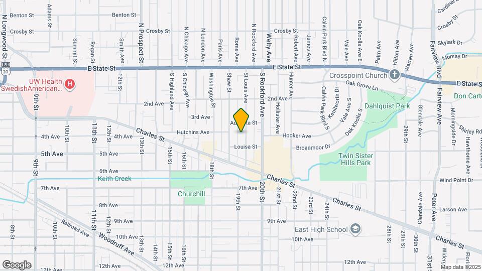 525 St Louis Ave Map and Location Details