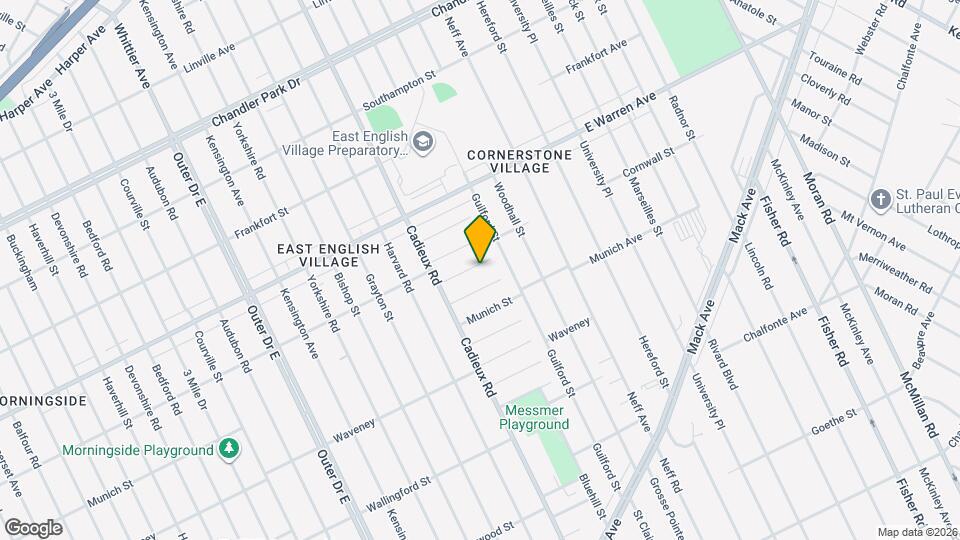 17190 Ontario St Map and Location Details