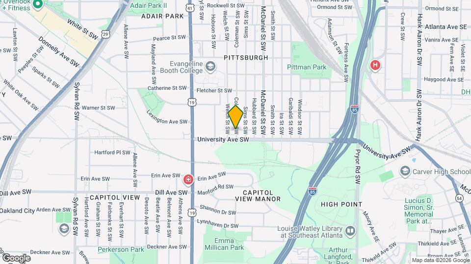 504 Dunbar St SW Map and Location Details