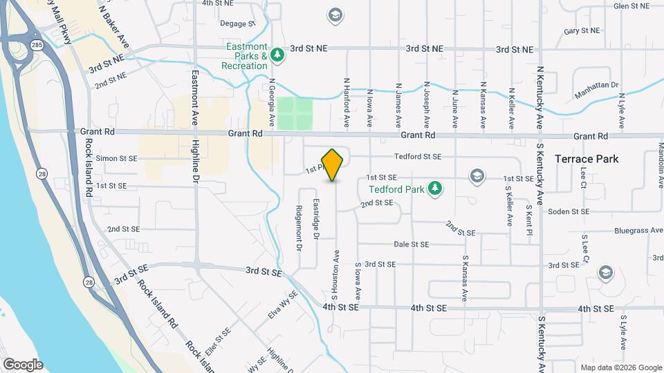 108 S Houston Ave Map and Location Details