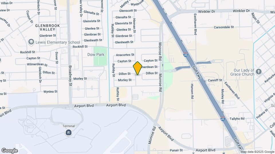 8711 Hinman St Map and Location Details