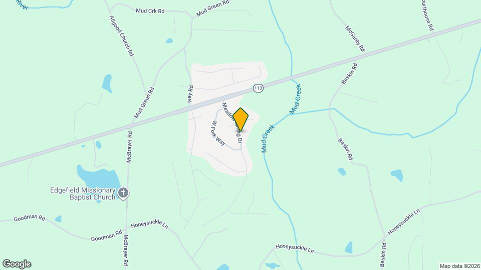 207 Meadow Spring Dr Map and Location Details