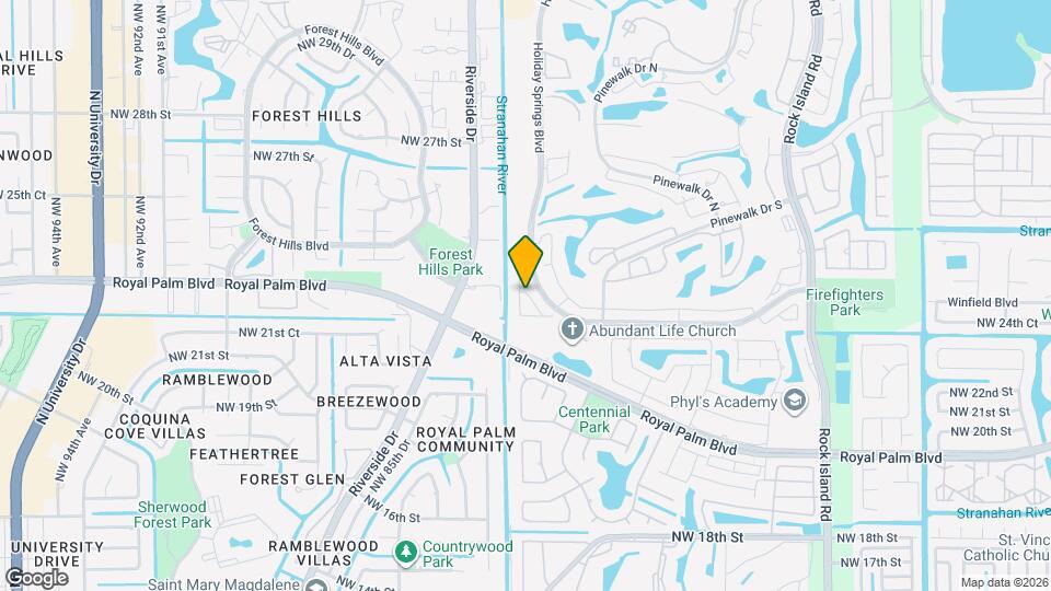 2515 NW 80th Ave Map and Location Details