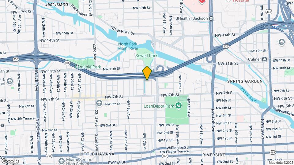 855 NW 17th Pl-Unit -A Map and Location Details