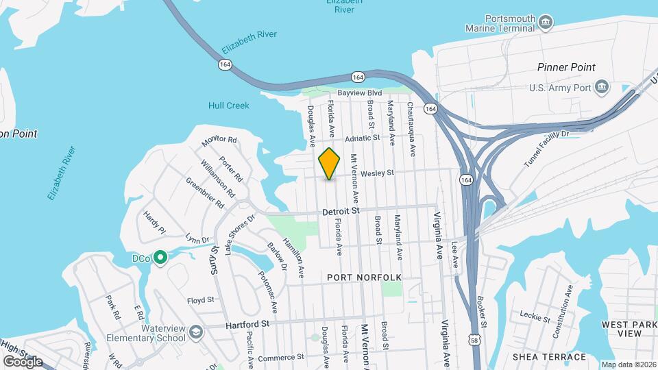 314 Florida Ave Map and Location Details