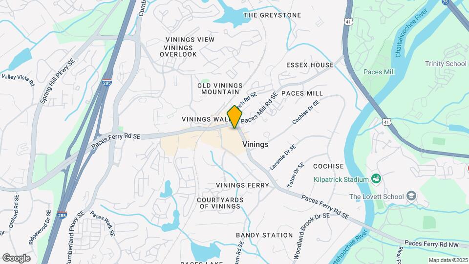 Paces Ferry Villa Mapa y Detalles de la Ubicación
