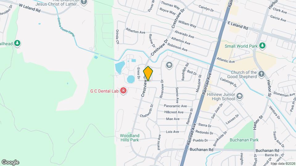 3799 Crestview Dr Map and Location Details