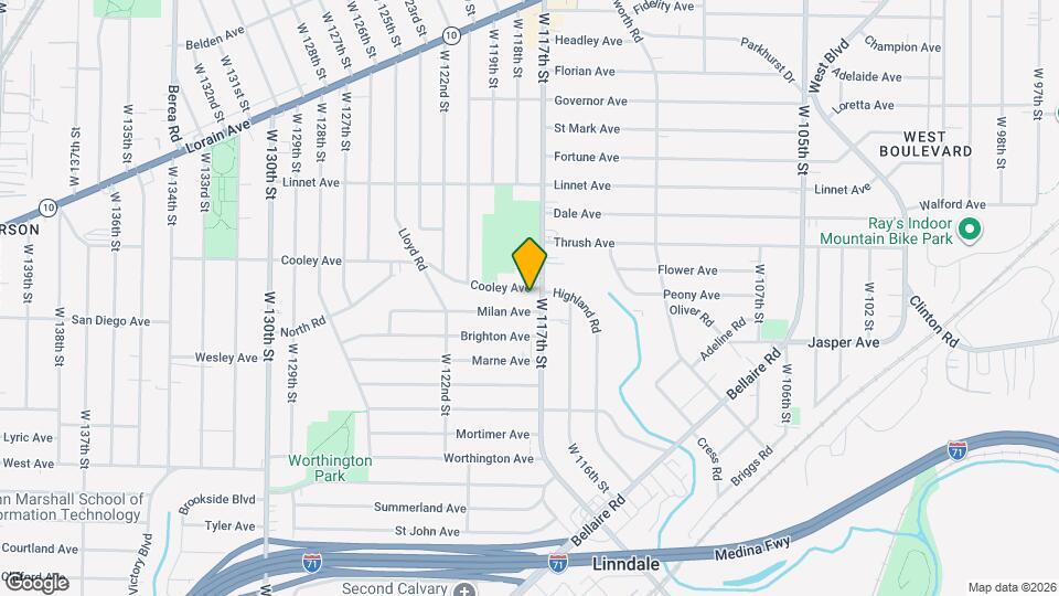 3666 W 117th St, Unit 2 Map and Location Details