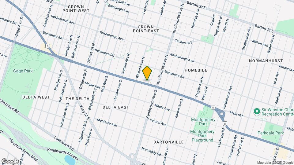 1369 Main St E Map and Location Details