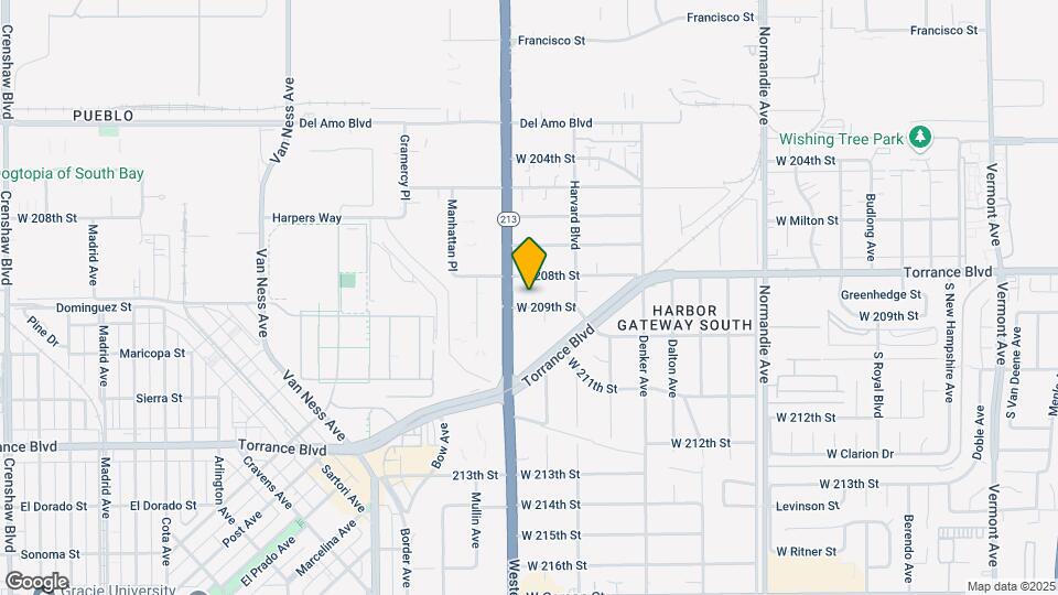 1653 W 209th St Map and Location Details