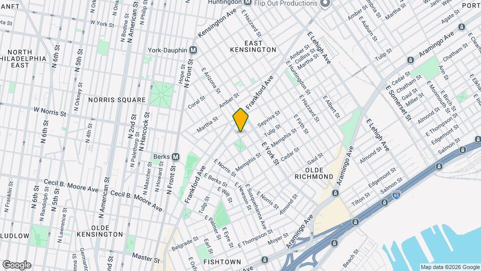 2165 E Dauphin St Map and Location Details