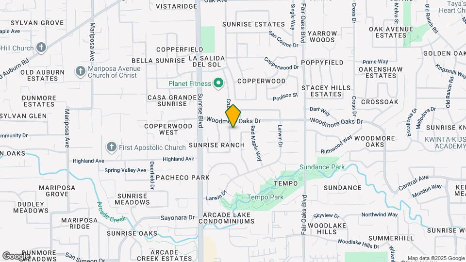 6930 Trovita Way Mapa y Detalles de la Ubicación