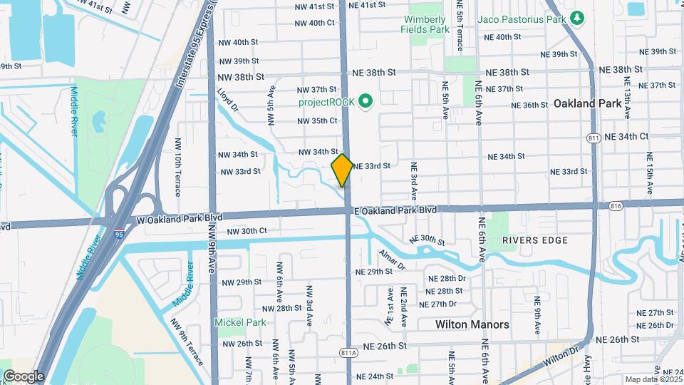 3121 N Andrews Ave Map and Location Details