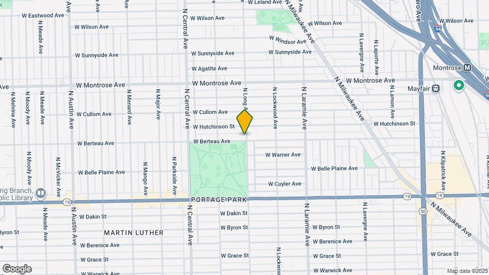 5400 W Berteau Ave Map and Location Details