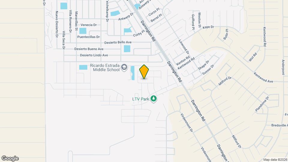 14561 Desert Poppy Ct Map and Location Details