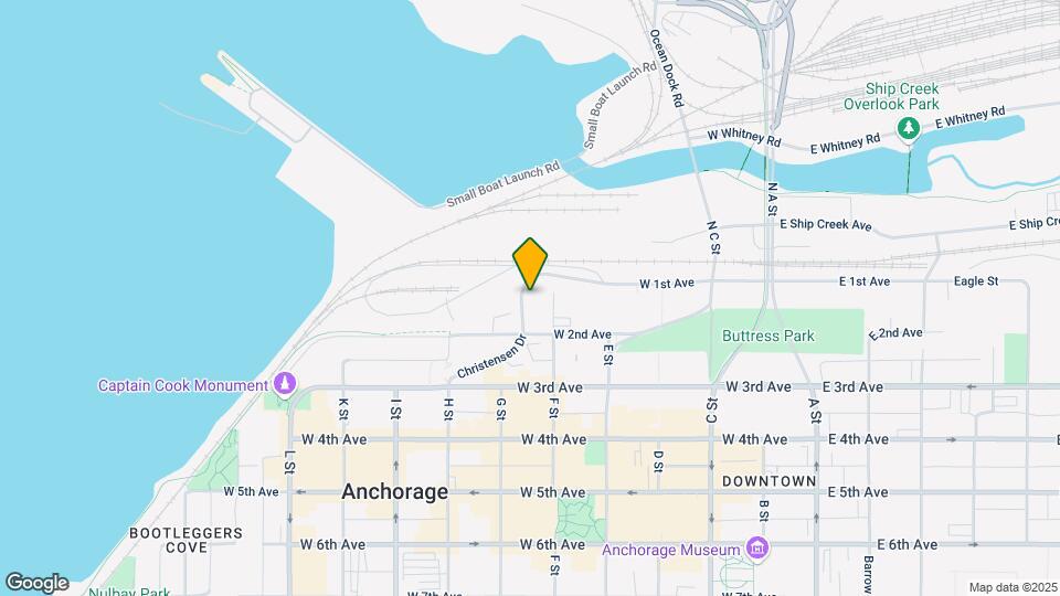 101 Christensen Dr, Unit Downtown Anchorage Map and Location Details