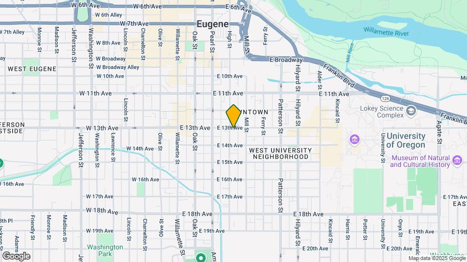 320 E 13th Ave Mapa y Detalles de la Ubicación