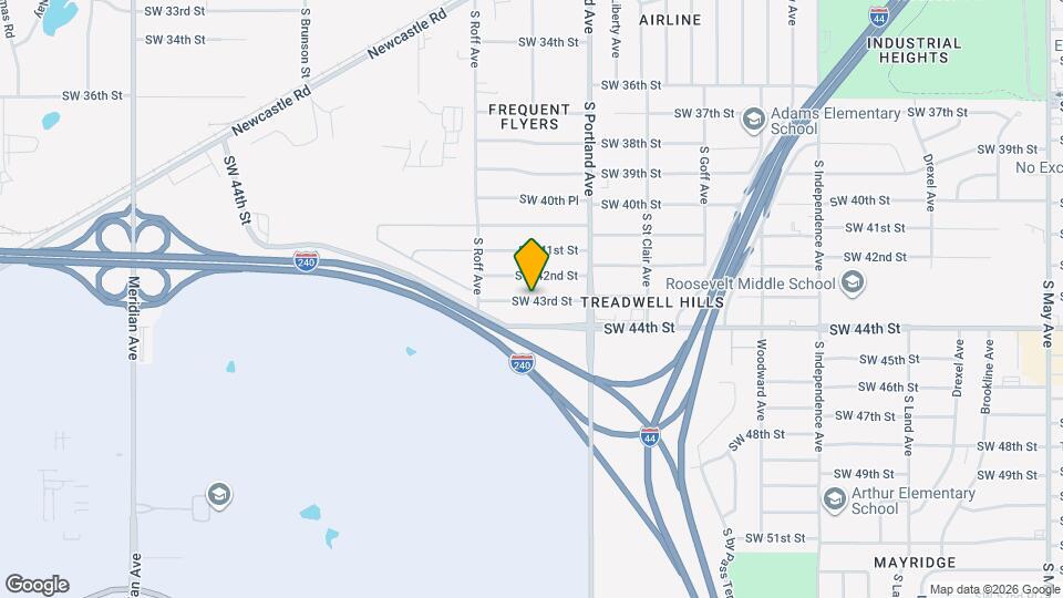 3801 SW 43rd St Map and Location Details