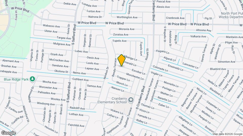 3381 Escobar Ln Map and Location Details