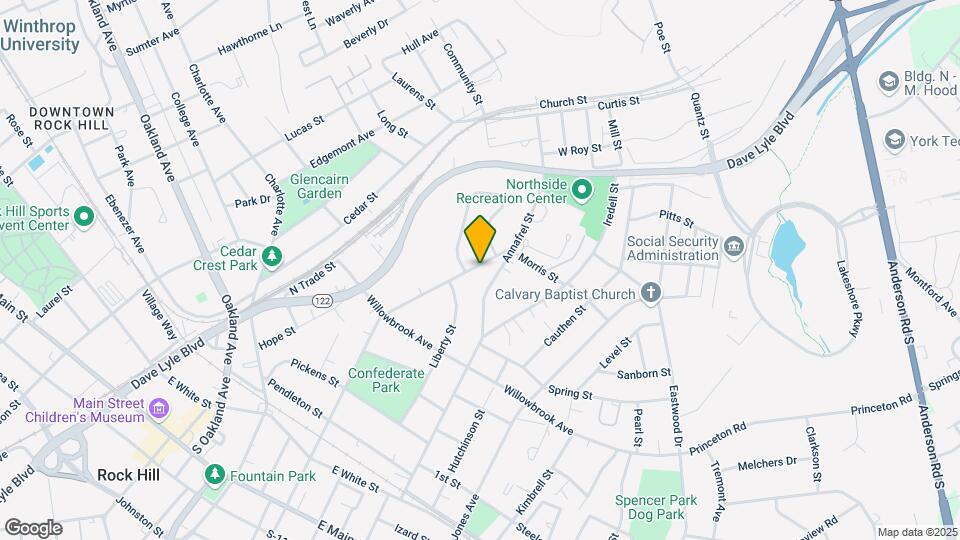 752 N Confederate Ave Mapa y Detalles de la Ubicación
