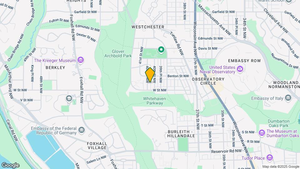 2217 40th Pl NW Map and Location Details