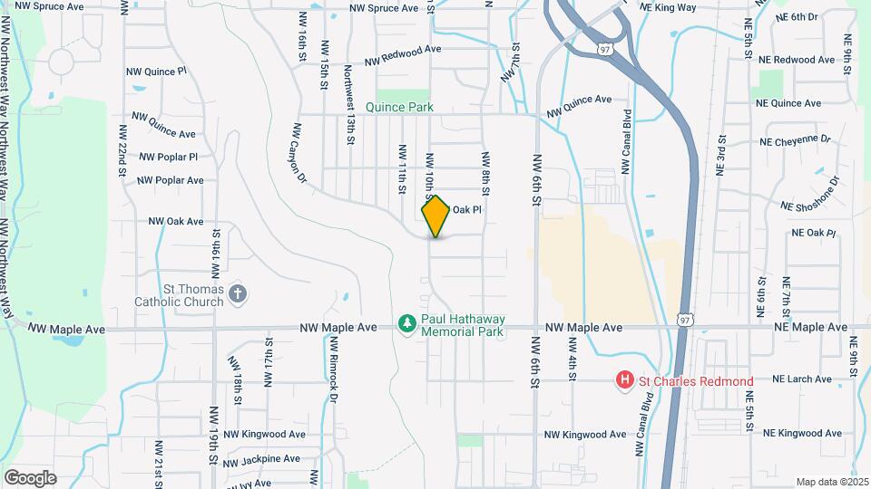 996 NW Oak Ave Map and Location Details