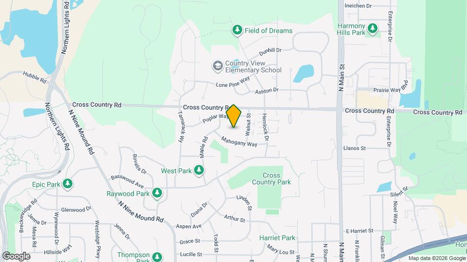 828 Cedar Ct Map and Location Details