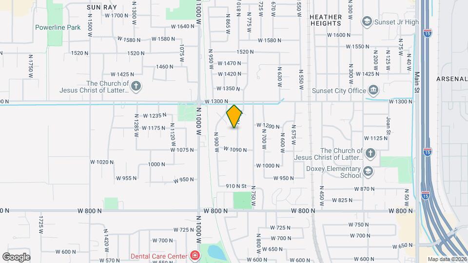 1163 780 W Map and Location Details