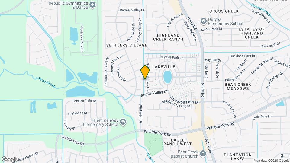 6145 Settlers Square Ln Mapa y Detalles de la Ubicación