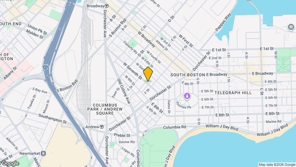 180 W Seventh St Map and Location Details