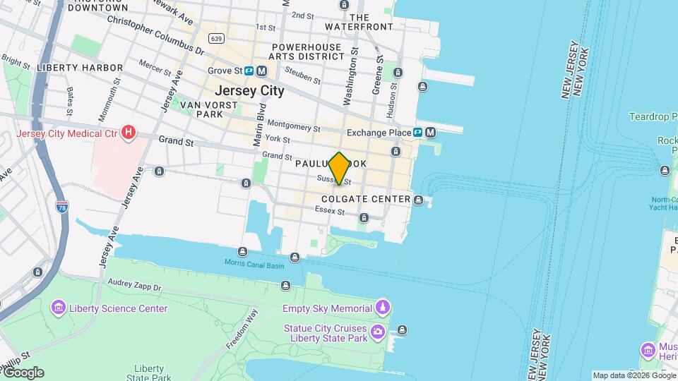 206 Washington St Map and Location Details