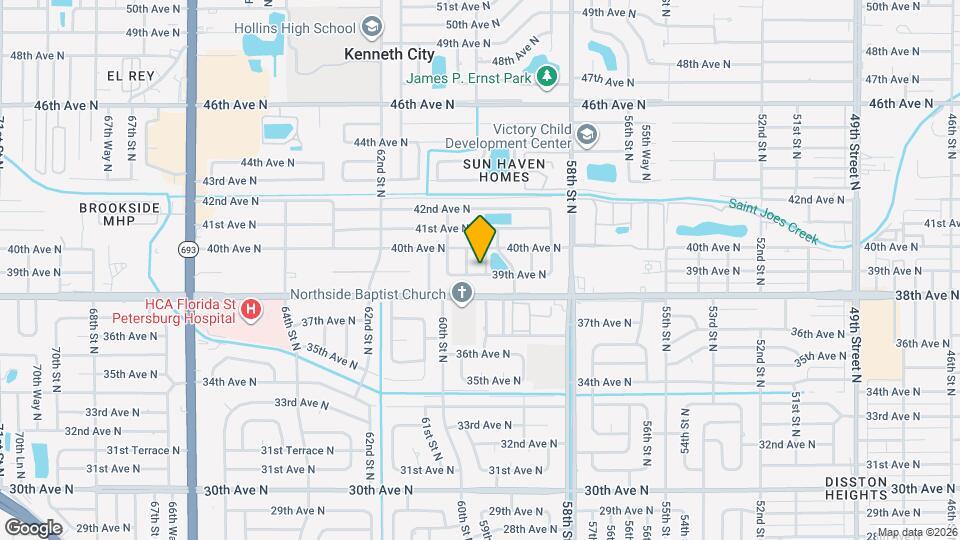 5971 39th Ave N Map and Location Details