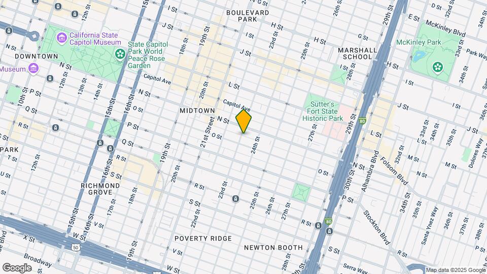 1417 23rd St Map and Location Details