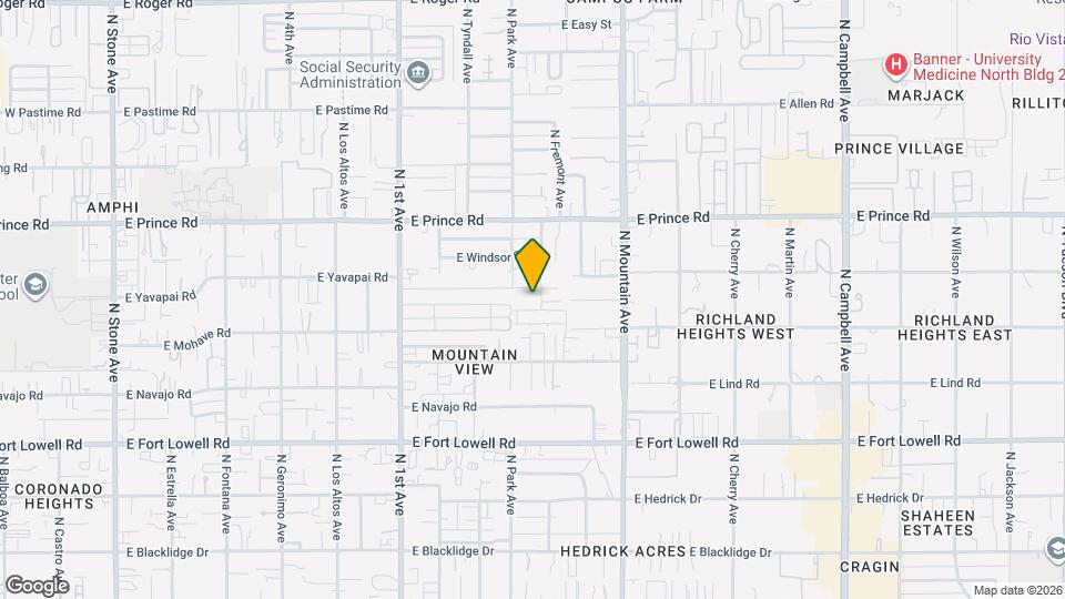 3445 N Fremont Ave Map and Location Details