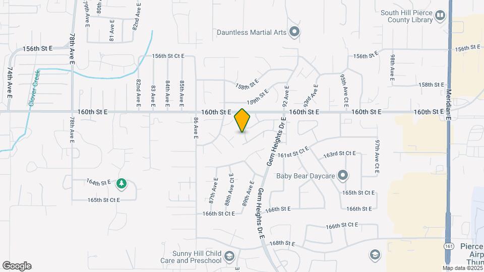 16026 89th Ave E Map and Location Details