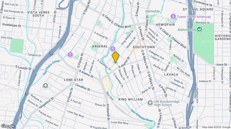 500 Madison St Map and Location Details