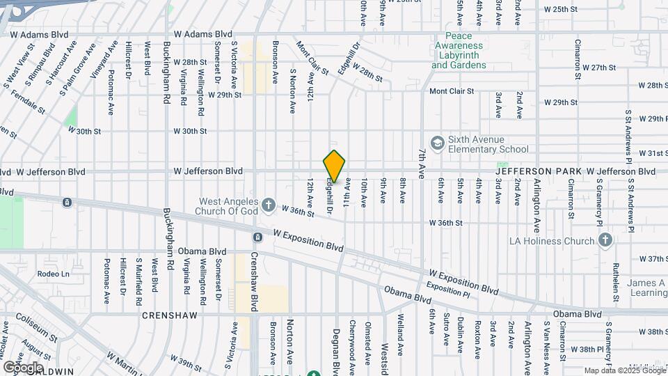 3428 Edgehill Dr Map and Location Details