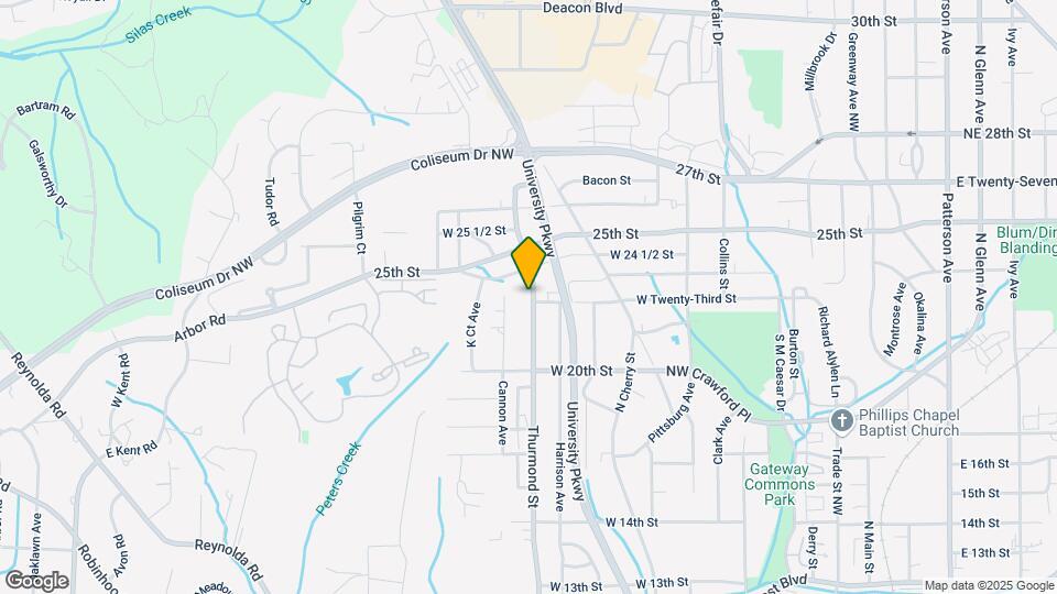 2300 Thurmond St Map and Location Details